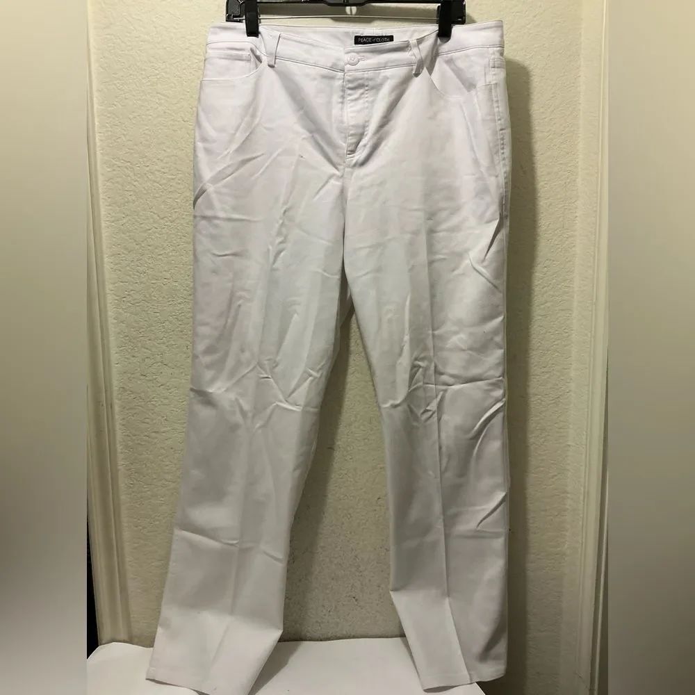 Peace of Cloth Panticular Pant white size 10 wide leg